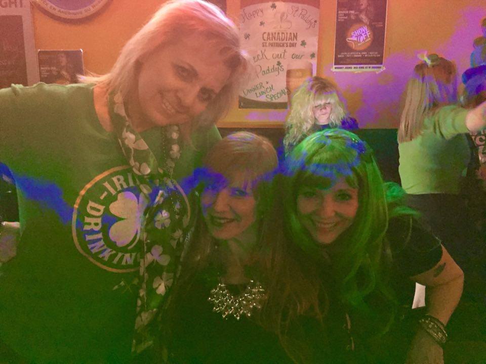 St Paddys Day 2017 Fran Sue Lisa